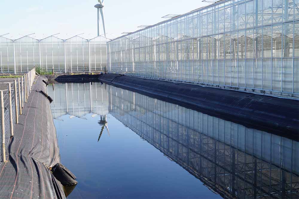 Das Regenwassersammelbecken